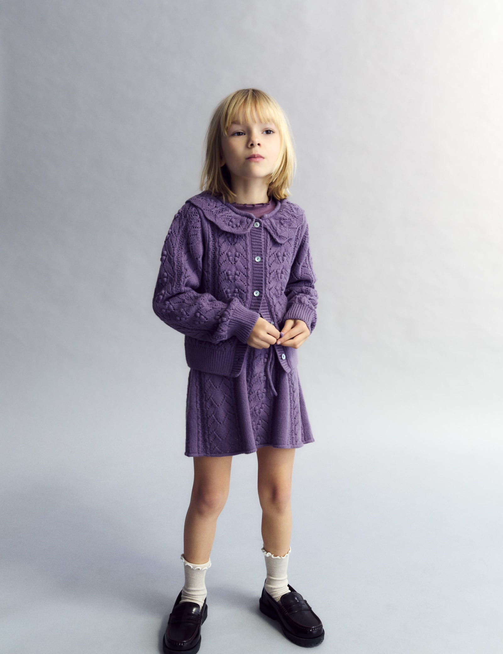 The New Society - Lila Skirt Grape Bliss