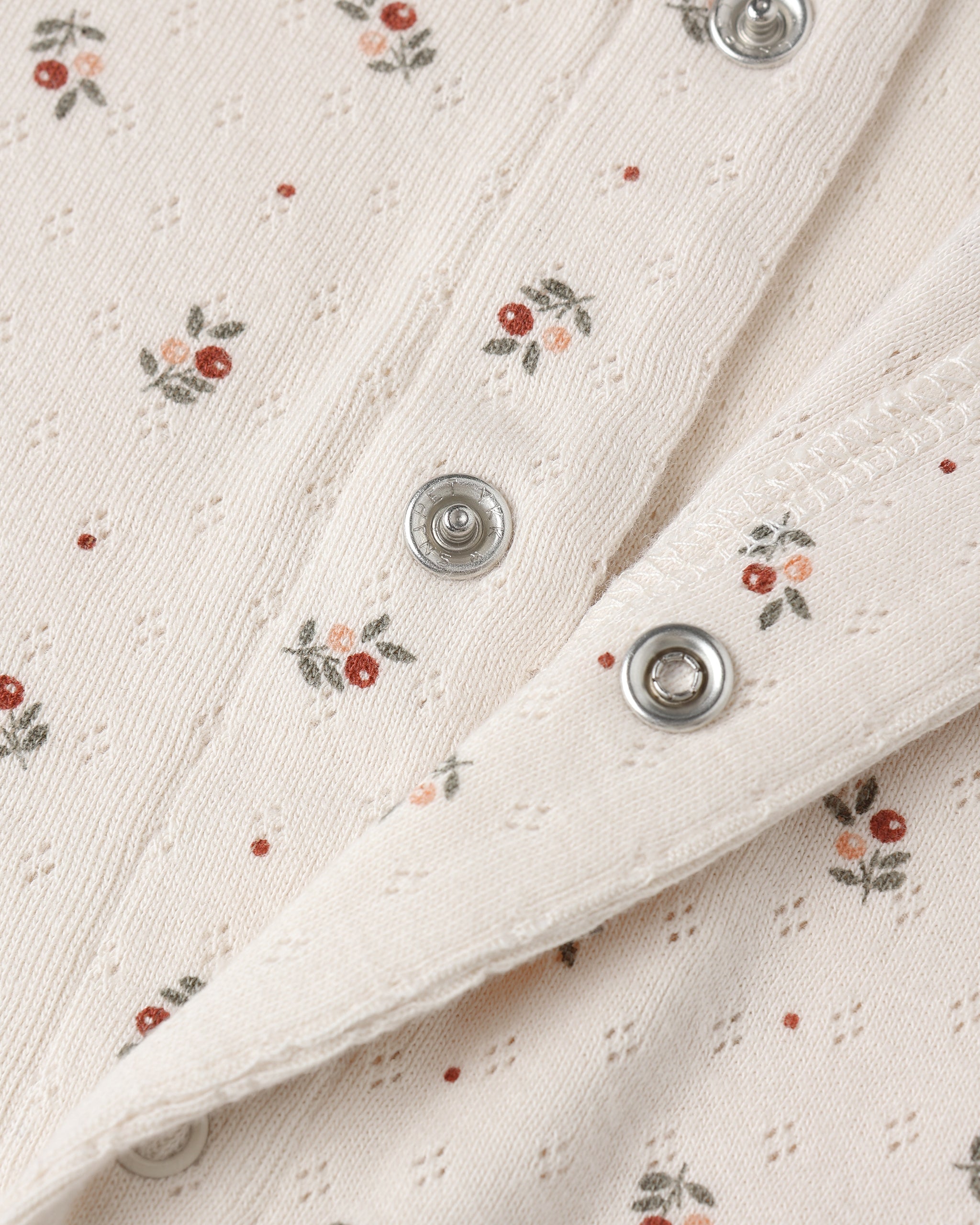 Quincy Mae - Pointelle Long John || Holly Berry